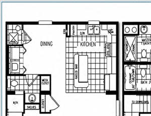Three Bedroom Townhouse